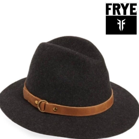 Frye Accessories - Frye Felt Tall Crown Fedora Hat